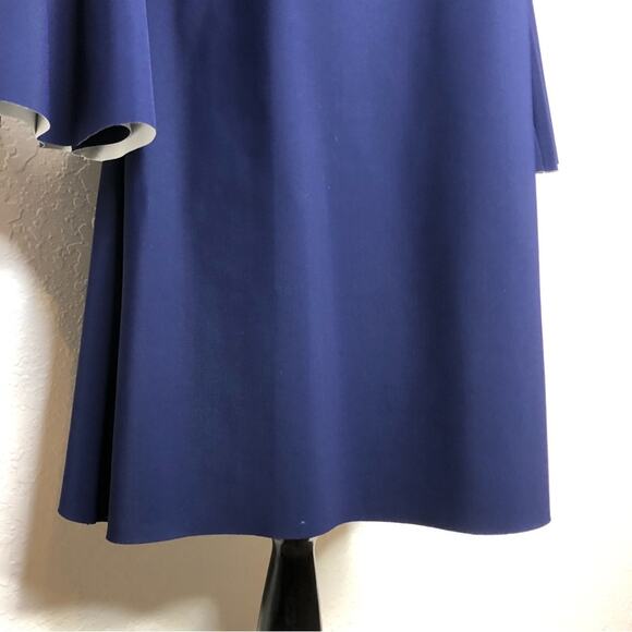 Chiara Boni dark blue oversized bell sleeve boatneck dress size 48 or Large - Picture 4 of 15